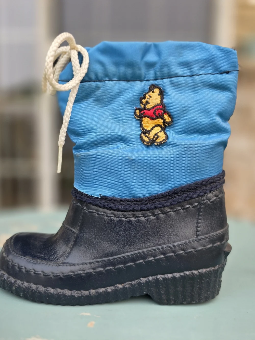 Vintage Sears Winnie the Pooh Snow Boots Size 7 Made in USA w/ Box